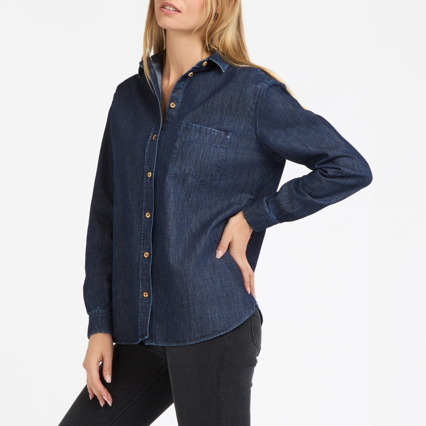 Chemise Femme droite Stonewashed - Aubrac