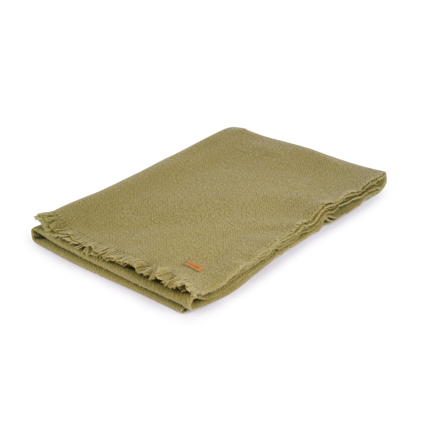 Étole en laine locale Vert Kaki
