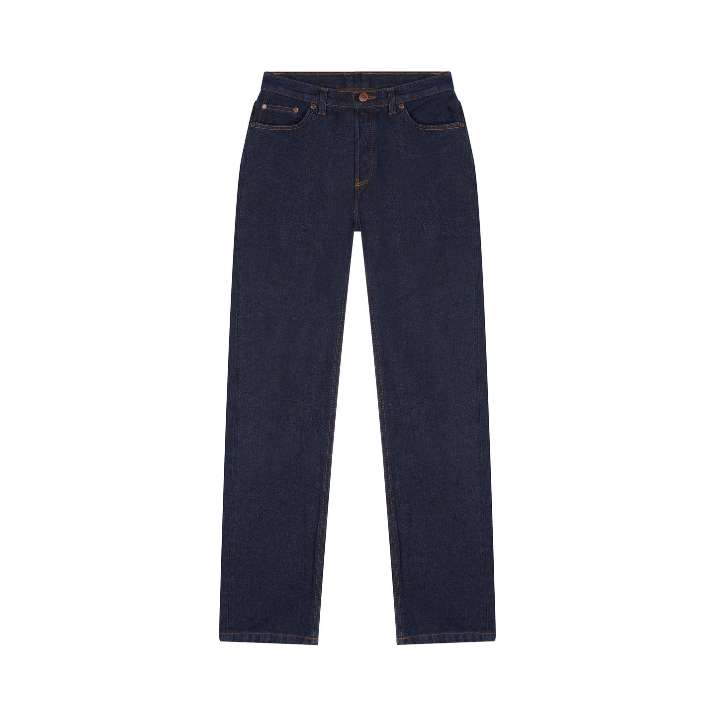 Jean femme droit taille haute Brut - Apolline
