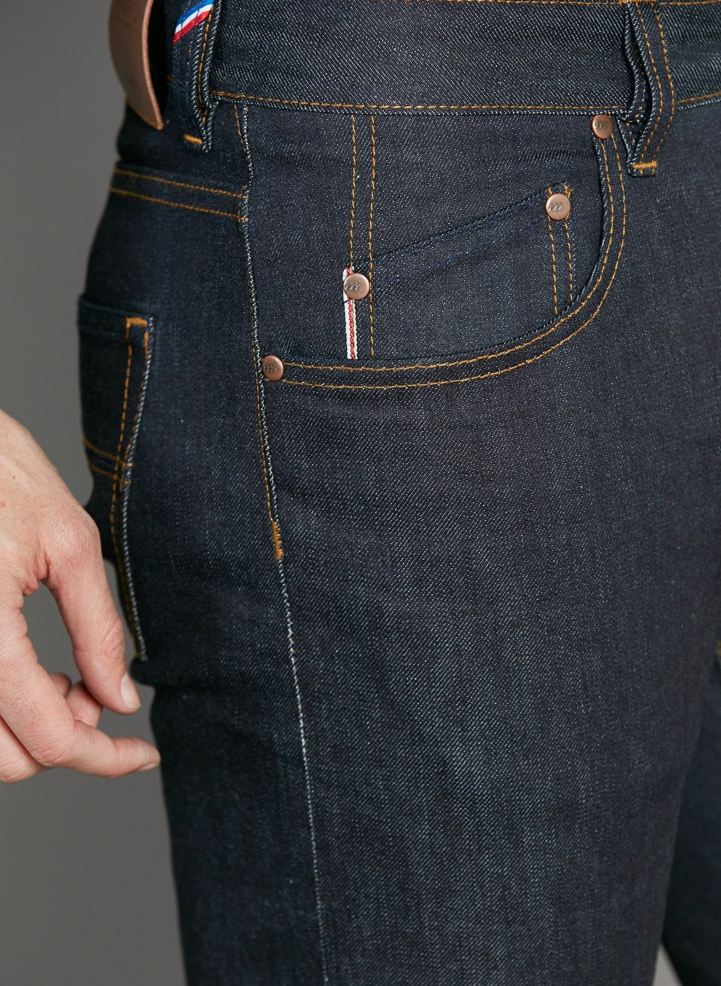 Jean droit ajusté Brut Selvedge - Alphonse