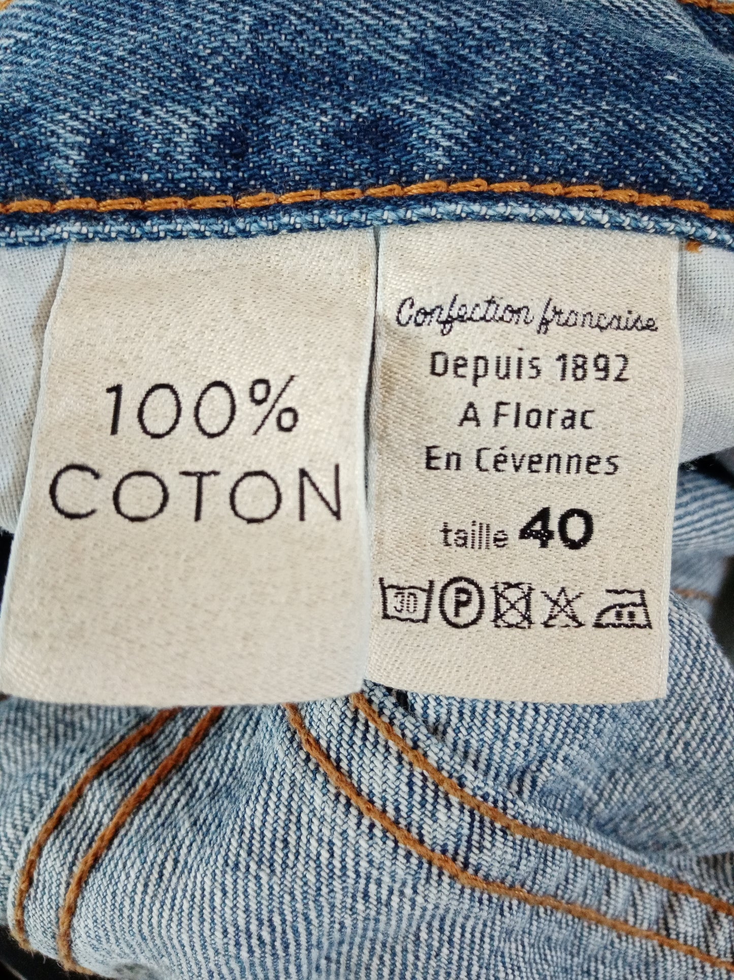 Jean mom taille haute Clair - Marthe