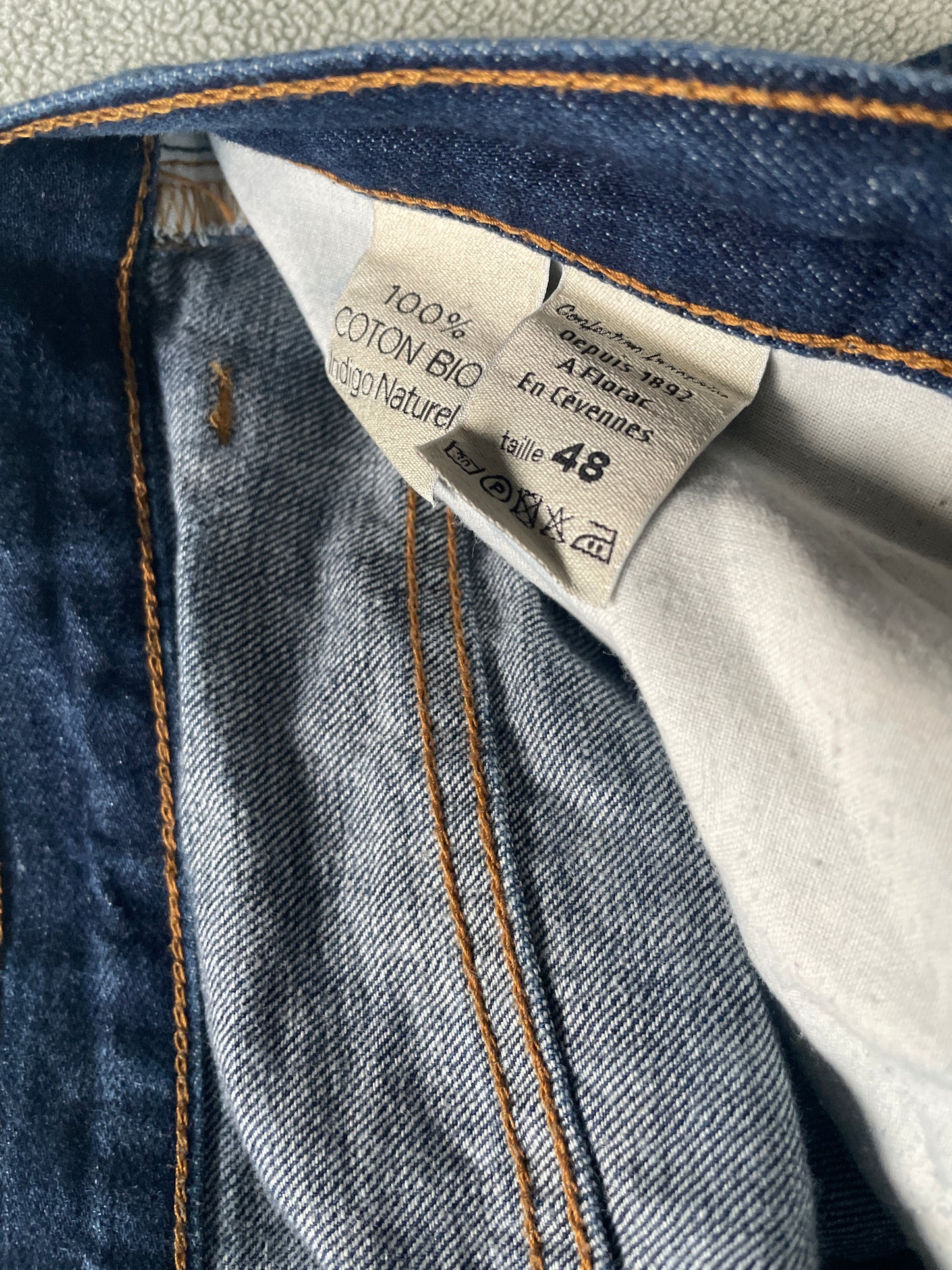 Jean mom taille haute Coton Bio - Marthe