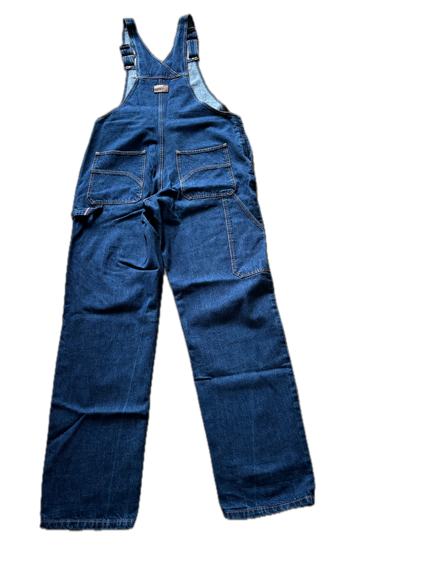 Salopette jean bio indigo naturel - André
