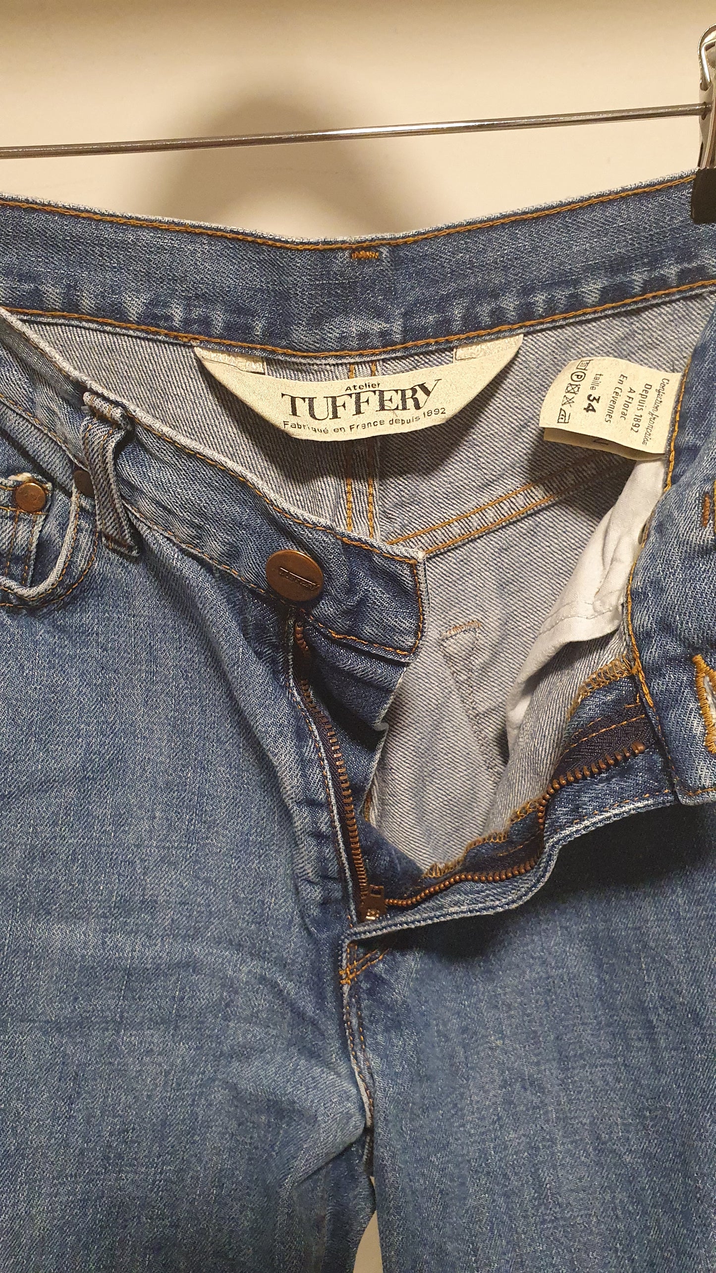 Jean mom taille haute Clair - Marthe