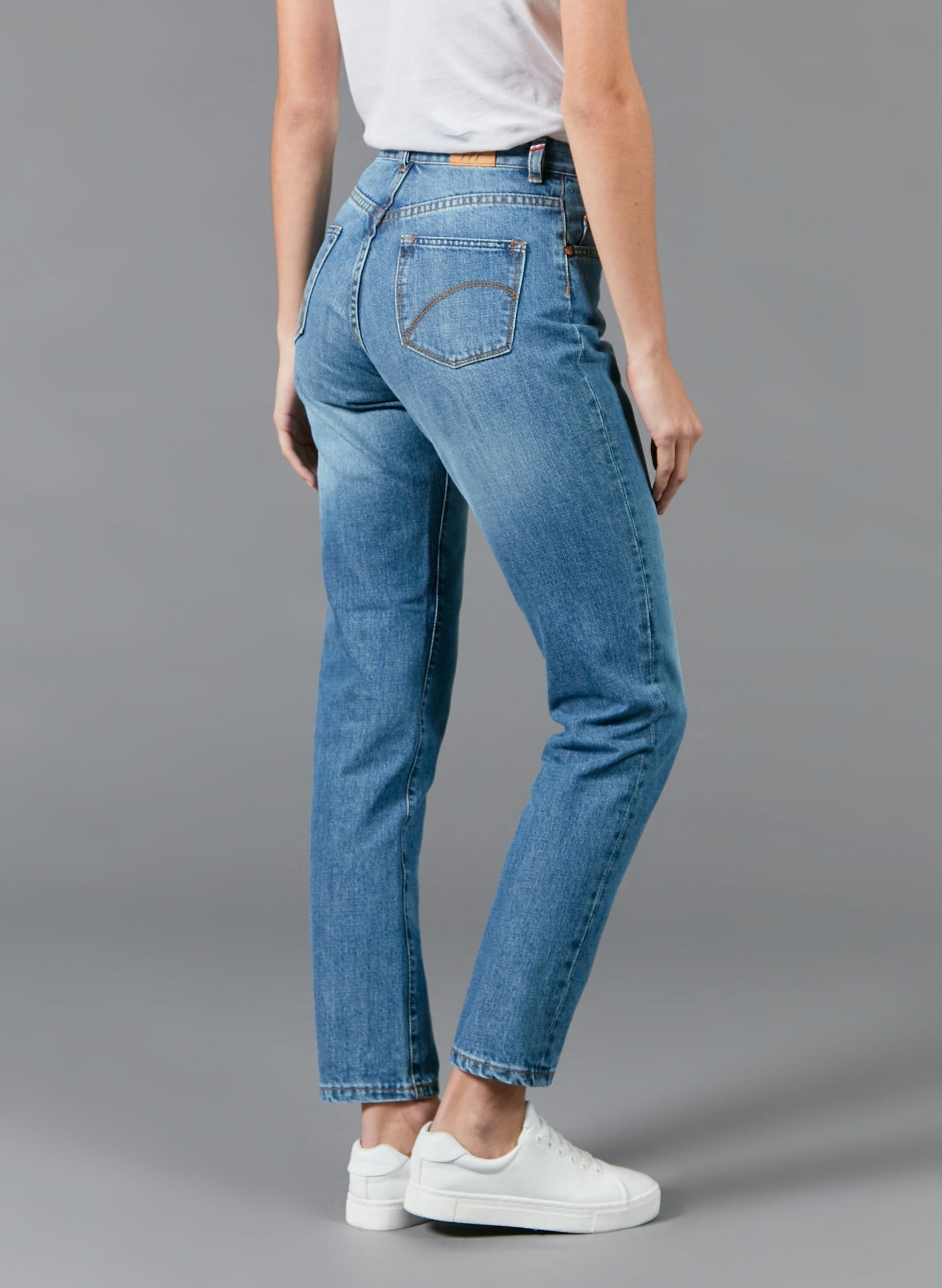 Jean mom taille haute Clair - Marthe