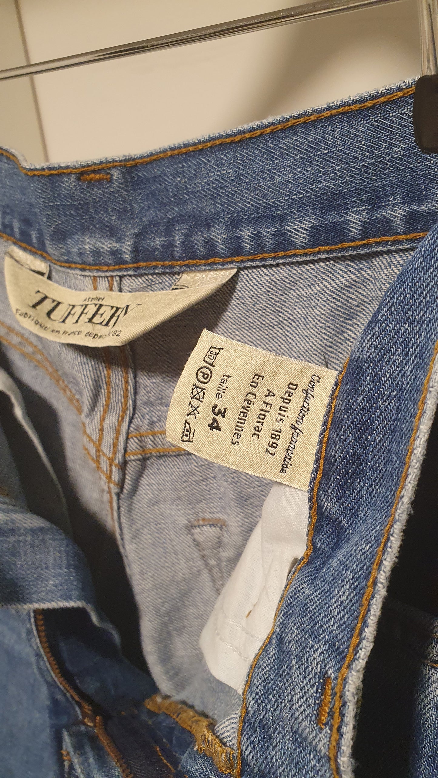 Jean mom taille haute Clair - Marthe