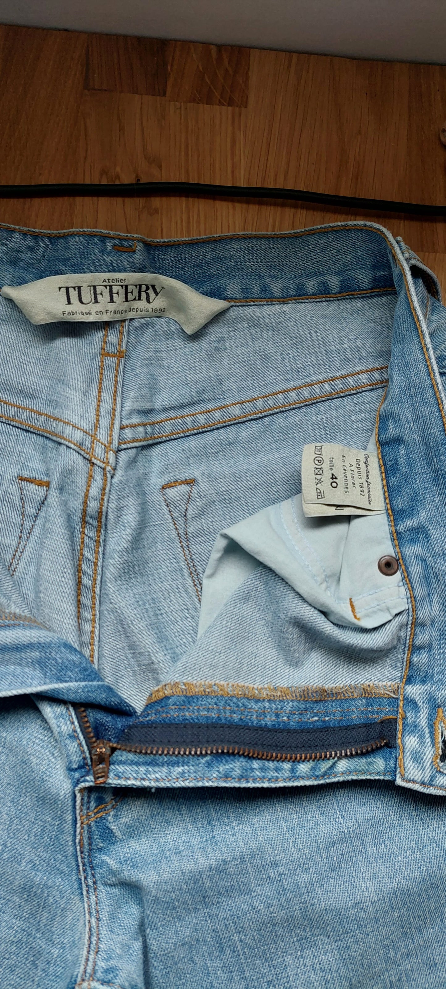 Jean mom taille haute Clair - Marthe