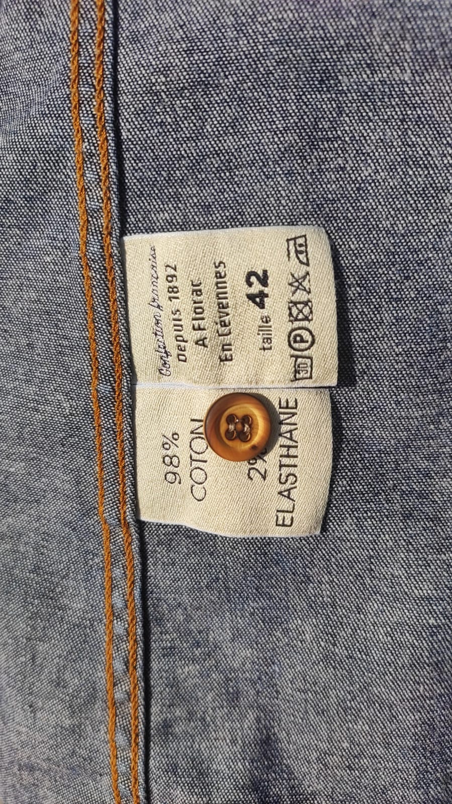 Chemise en jean Brut - Cévennes