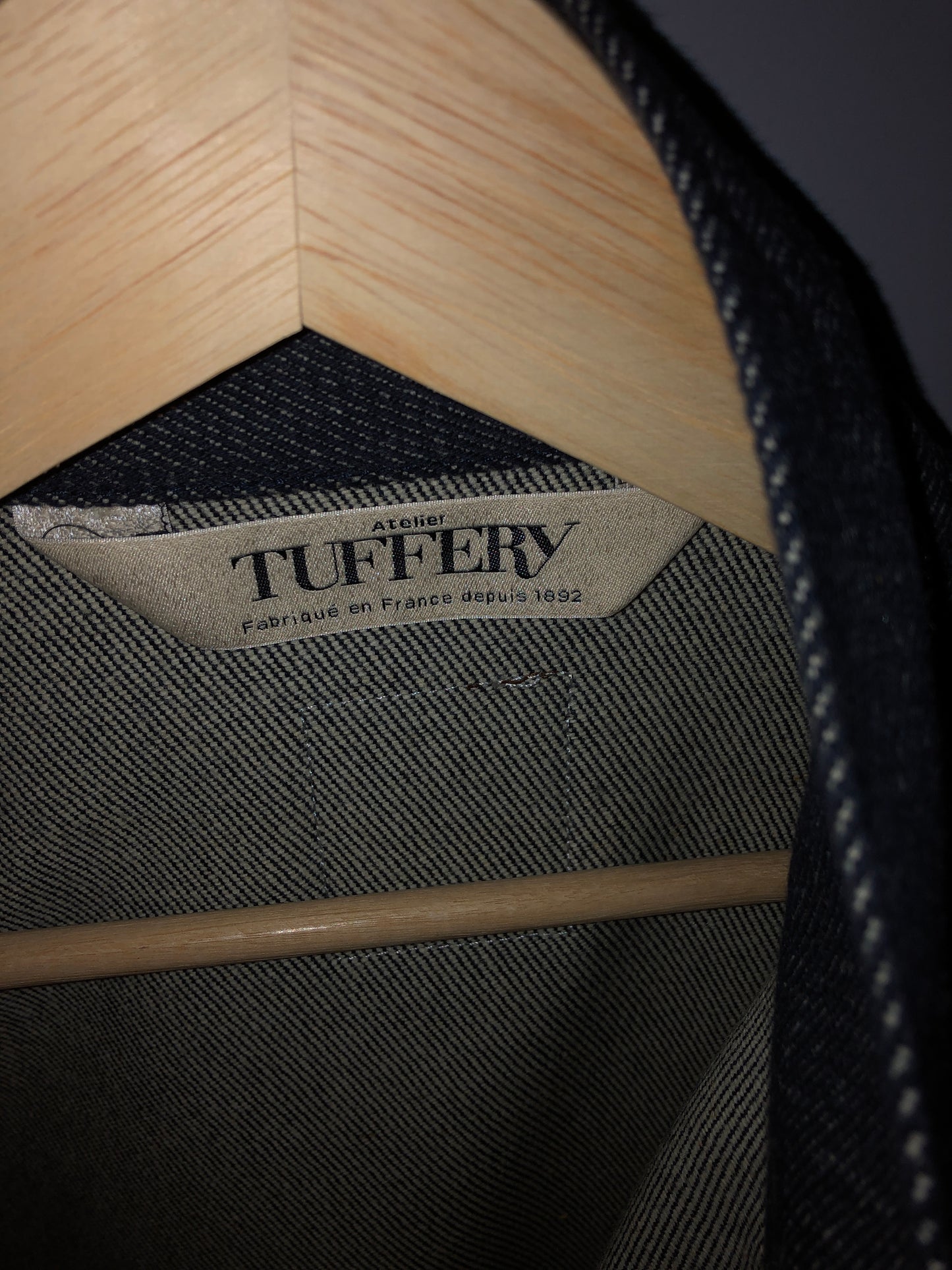 Veste en jean Laine Française - Méjean