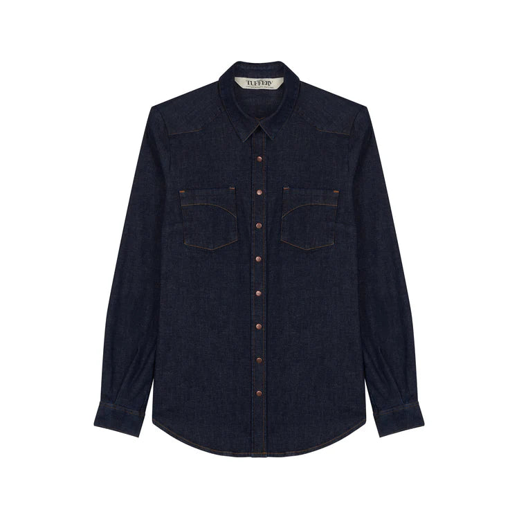 CÉVENNES - Chemise femme en jean Brut