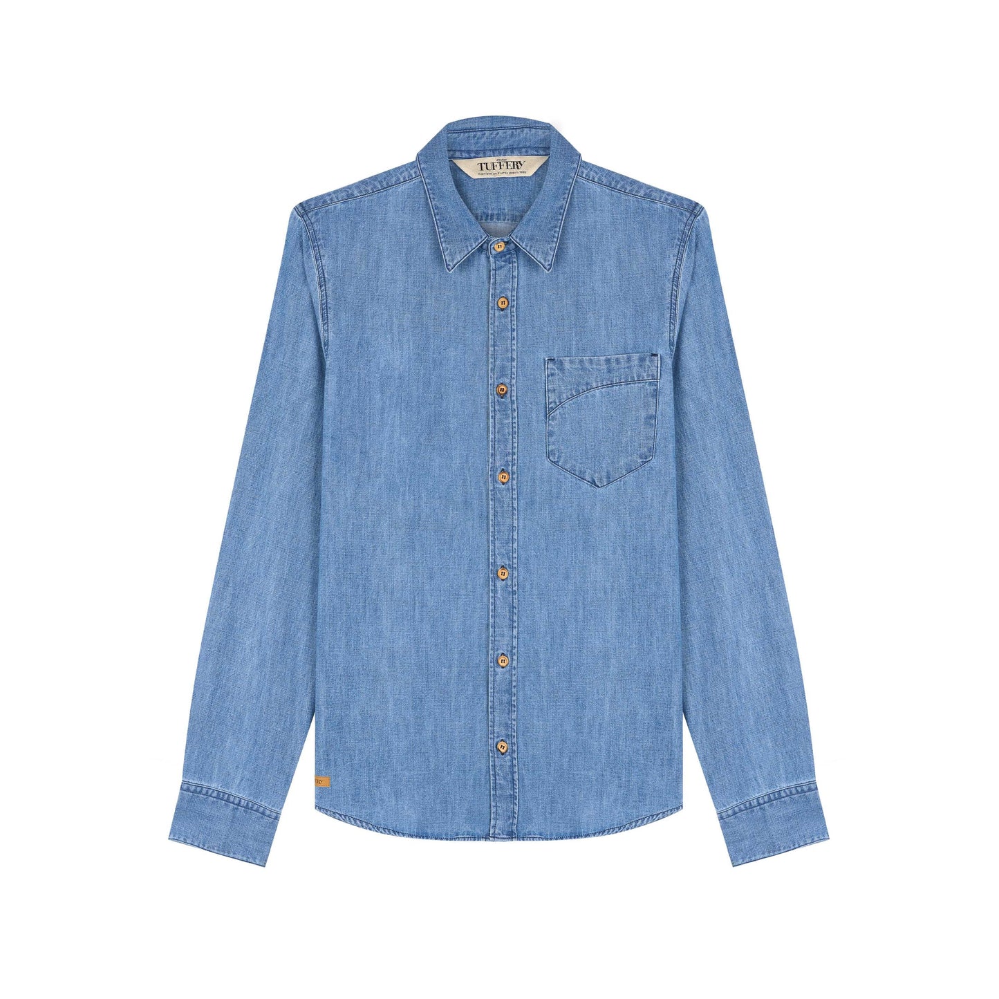Chemise homme droite clair - Aubrac