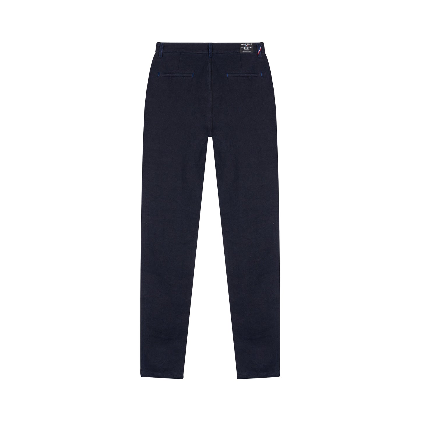 Chino ajusté taille haute Alpine 100% Lin Français - Léonie