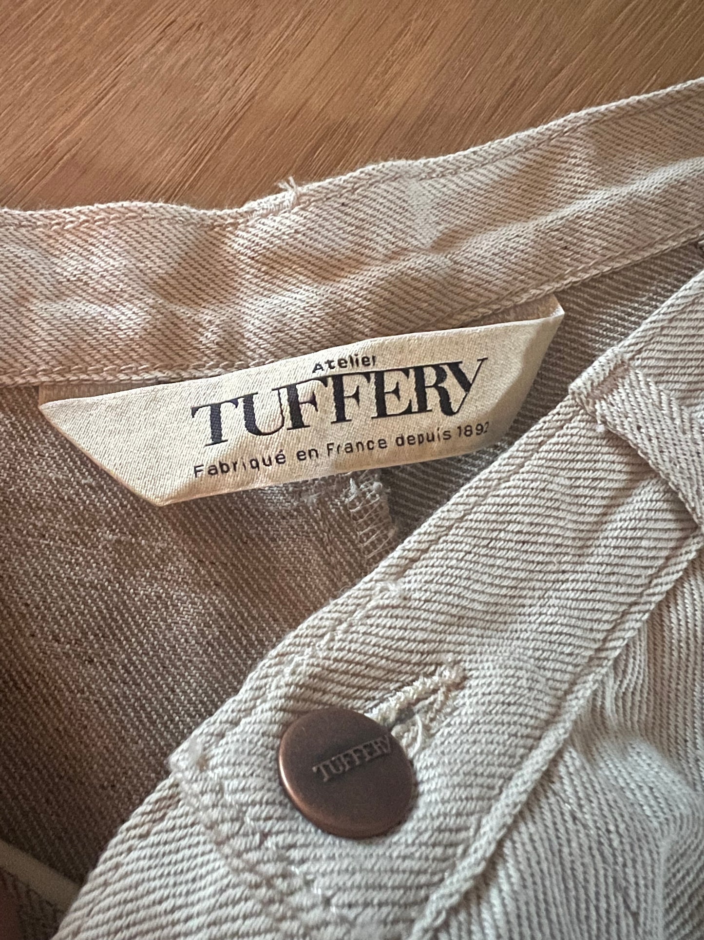 Pantalon femme droit taille haute Chanvre Naturel - Gabi