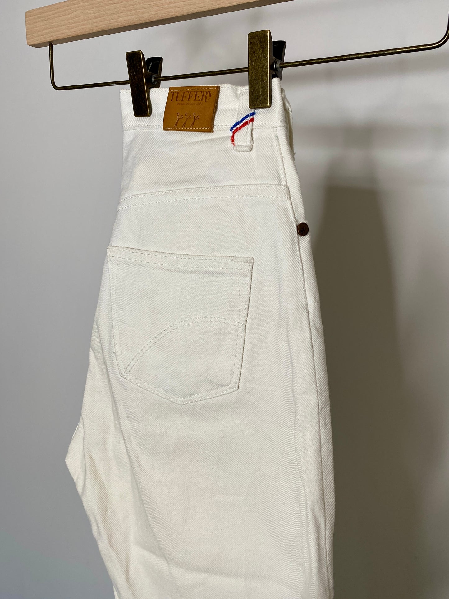 Jean mom taille haute blanc - Marthe