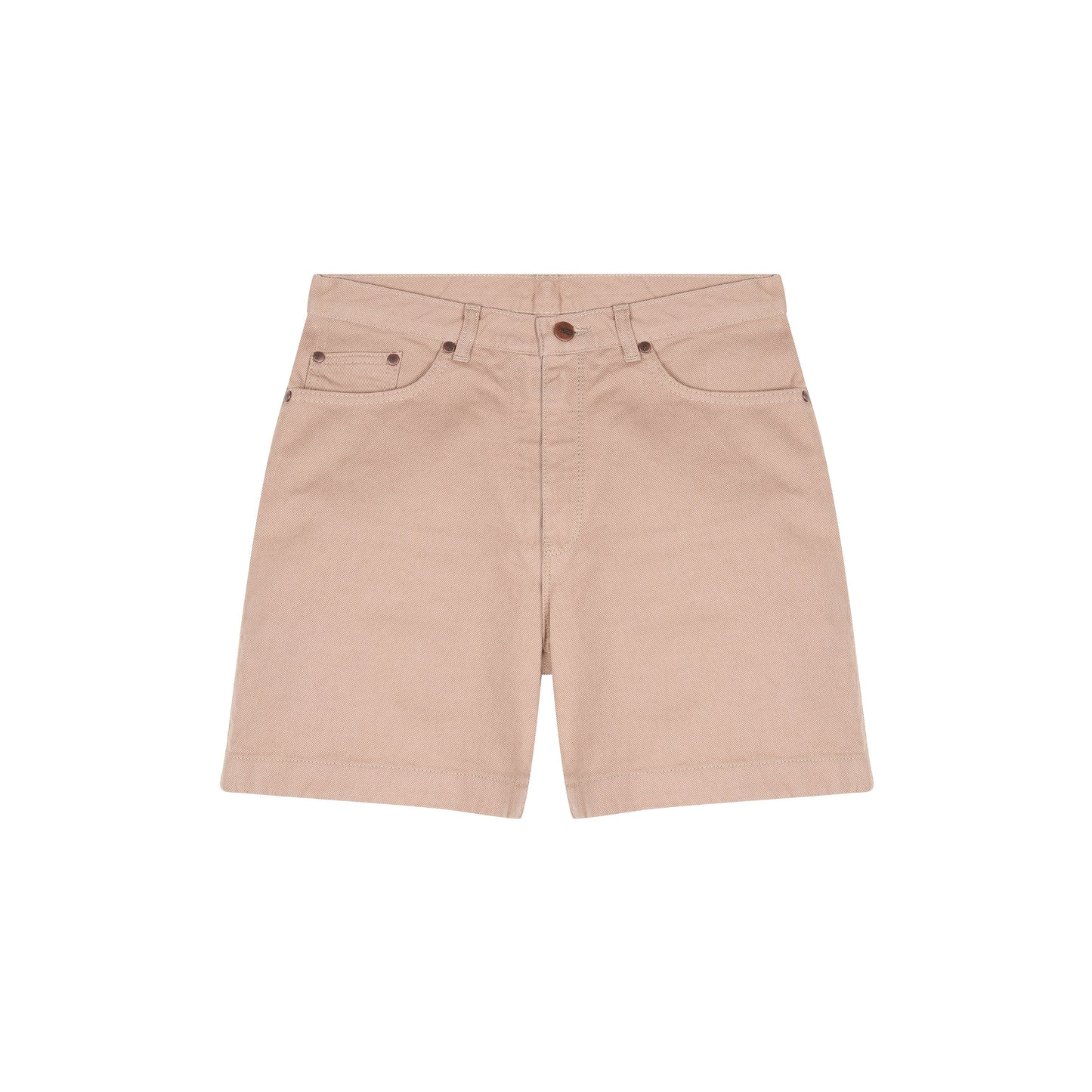 Short en jean beige taille haute - Aimé