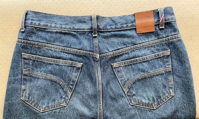 Jean homme droit taille haute Stonewashed - Célestin