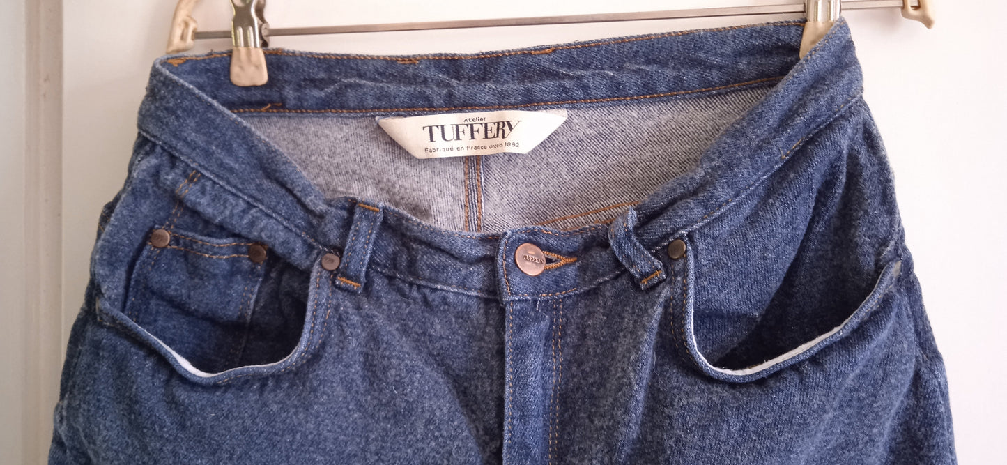 Jean mom taille haute Laine Française - Marthe