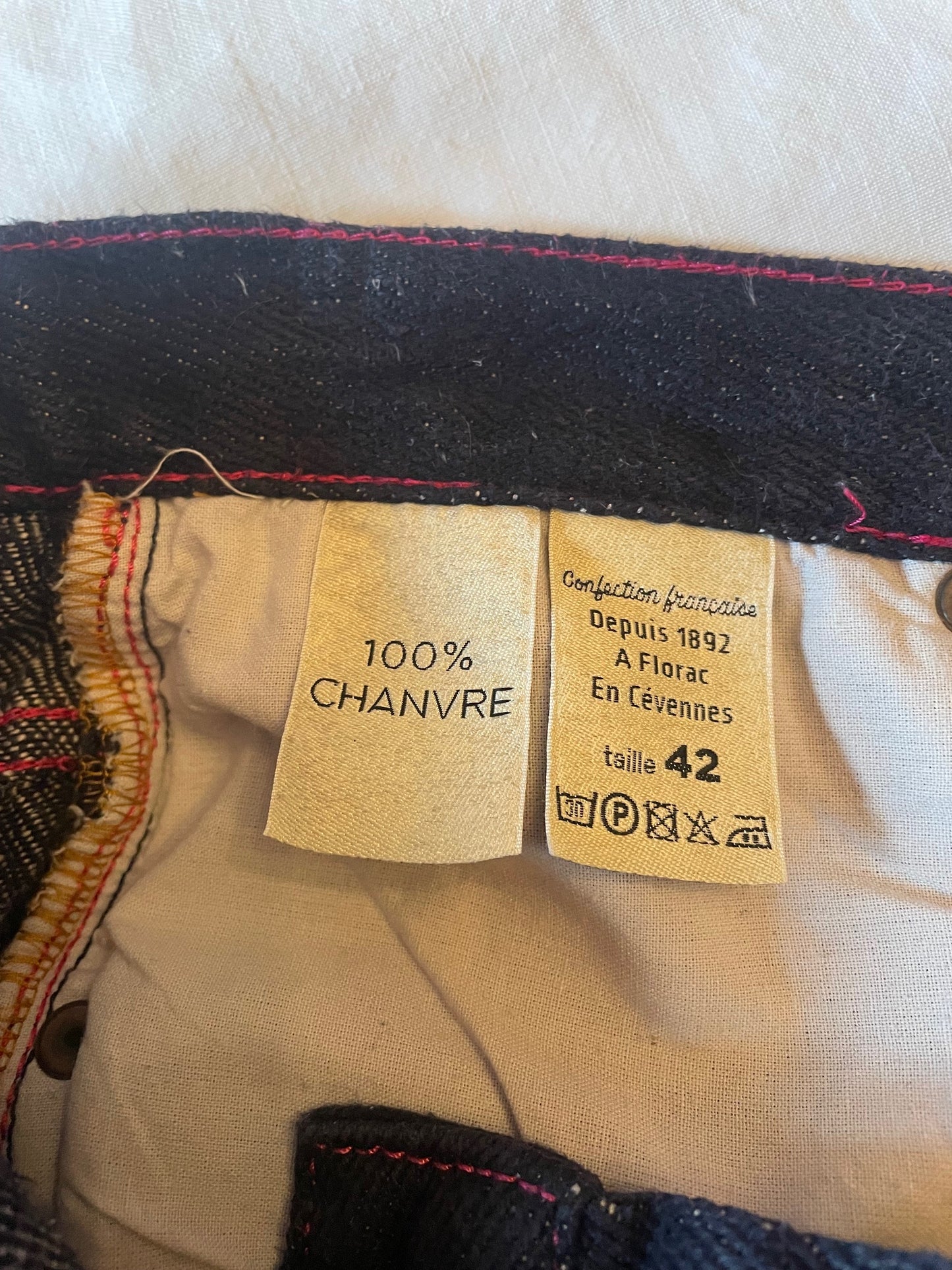 Jean mom taille haute Chanvre - Marthe