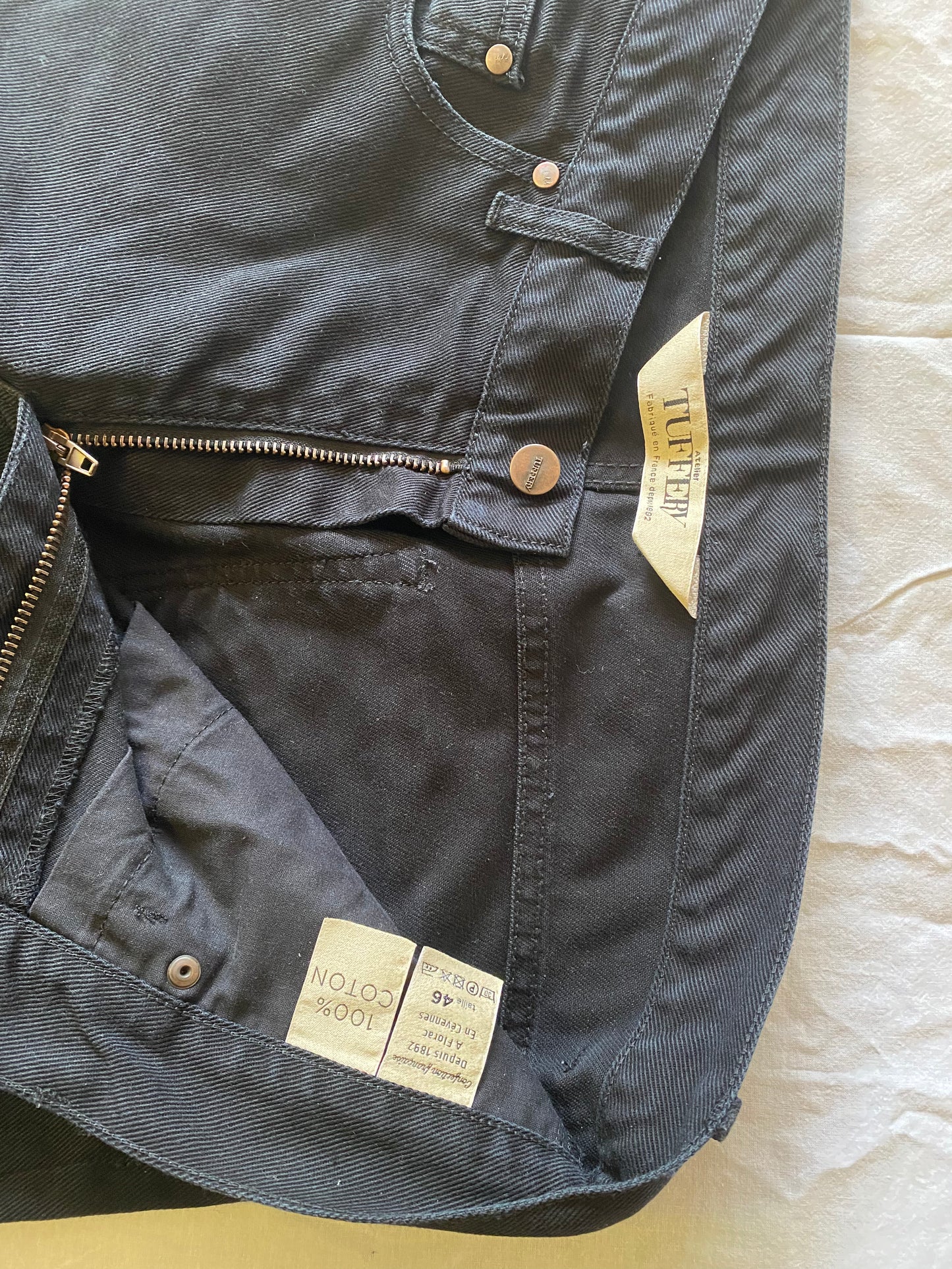 Jean droit ajusté Noir - Alphonse