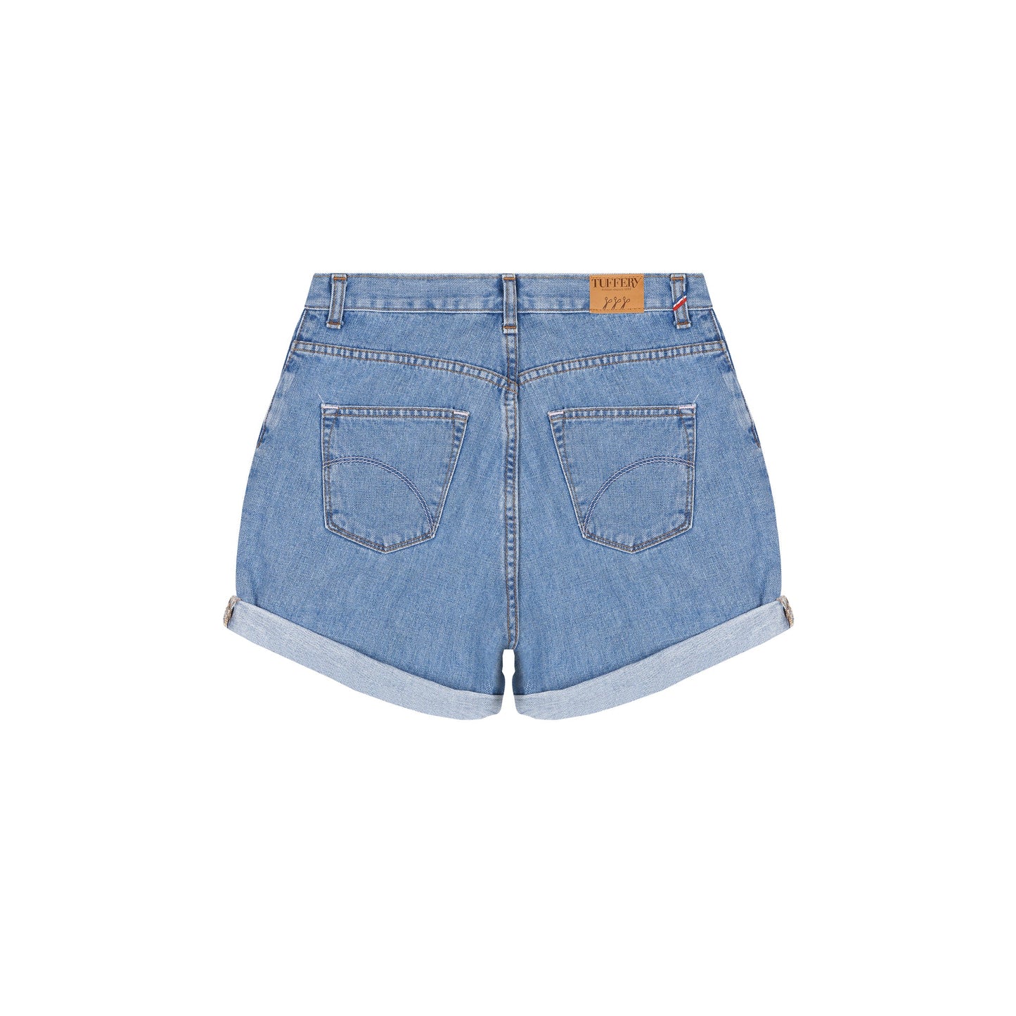 Short femme taille haute en jean Clair - Aimé