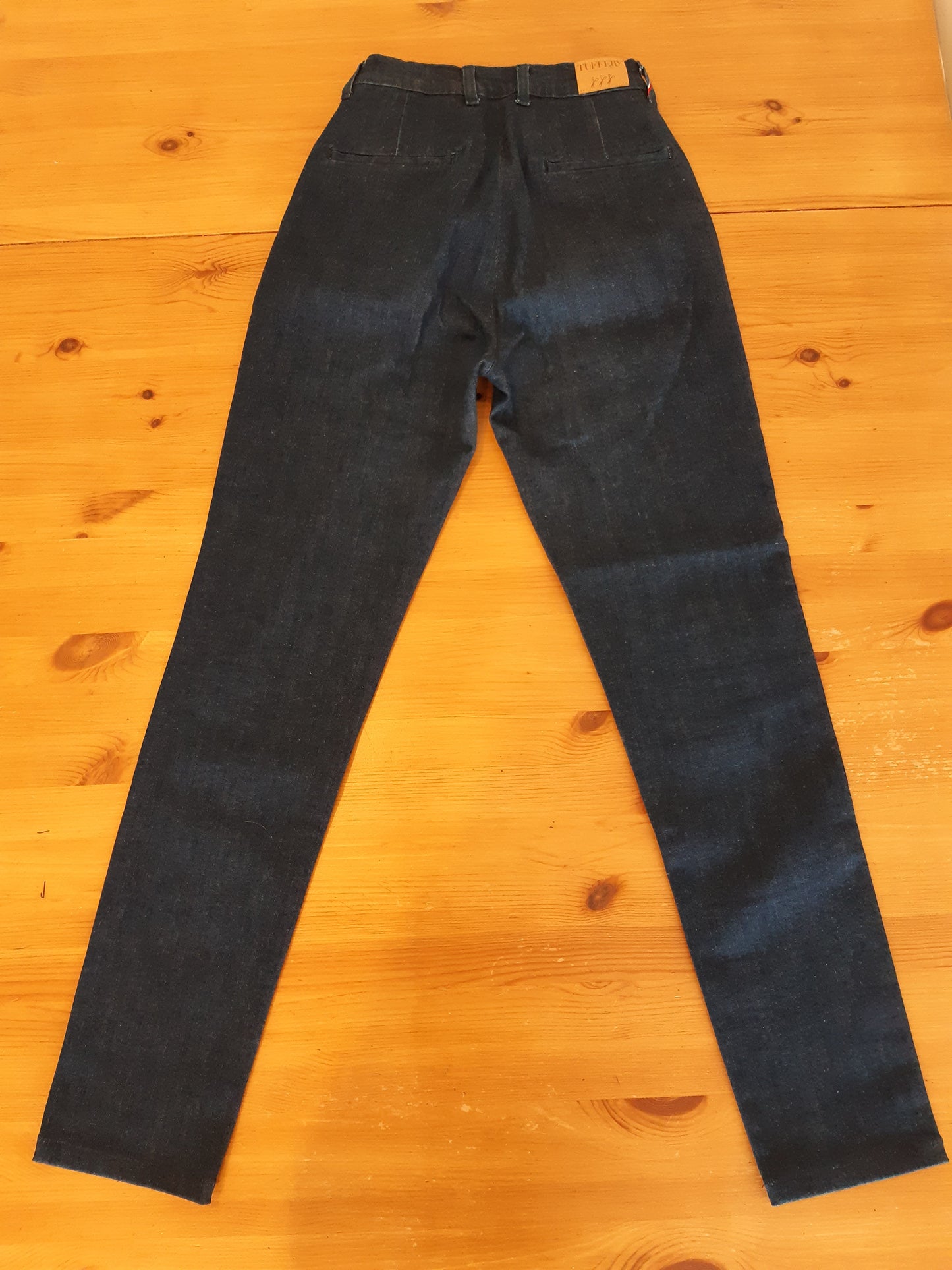 Chino ajusté taille haute Brut Coton Bio - Léonie