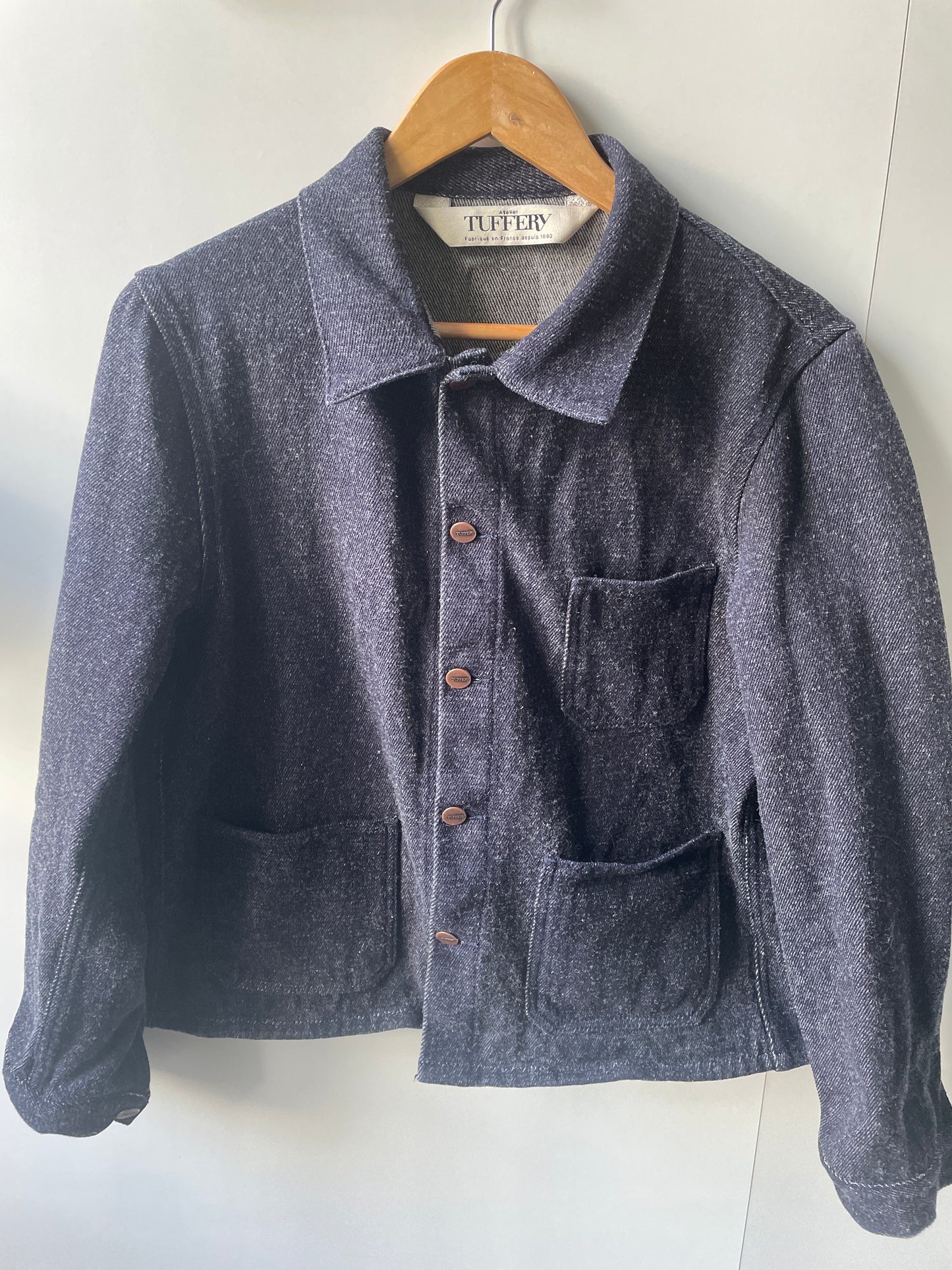 Veste en jean Laine Française - Méjean