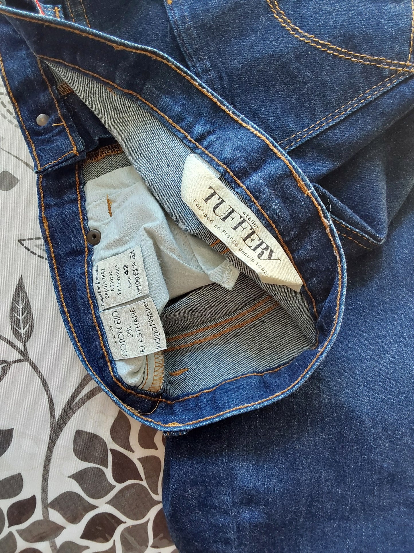Jean slim taille haute Coton Bio - Marianne