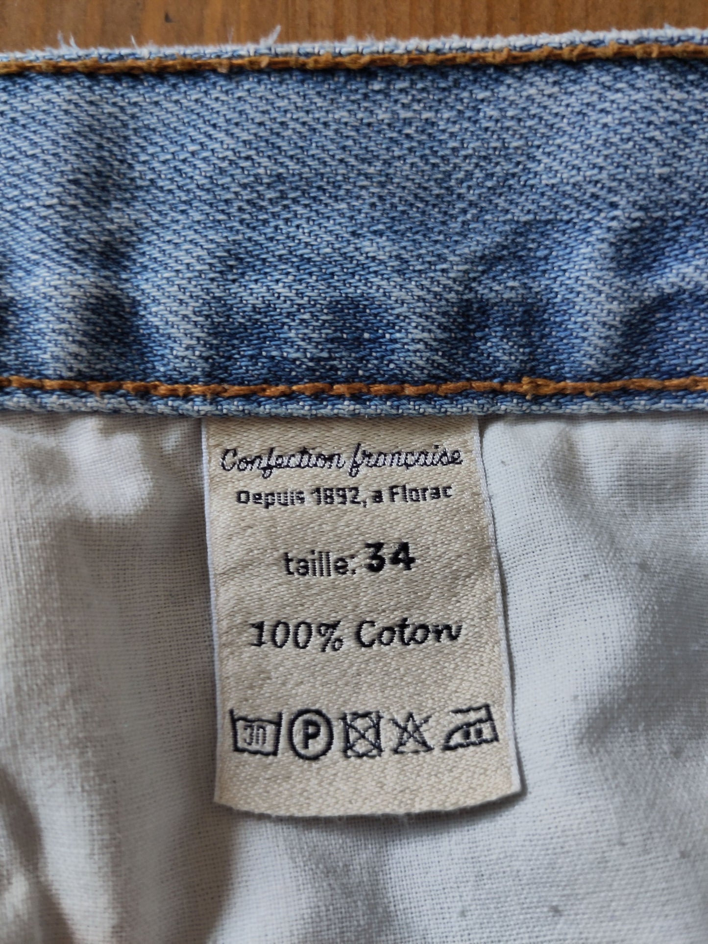 Short en jean taille haute - Aimé