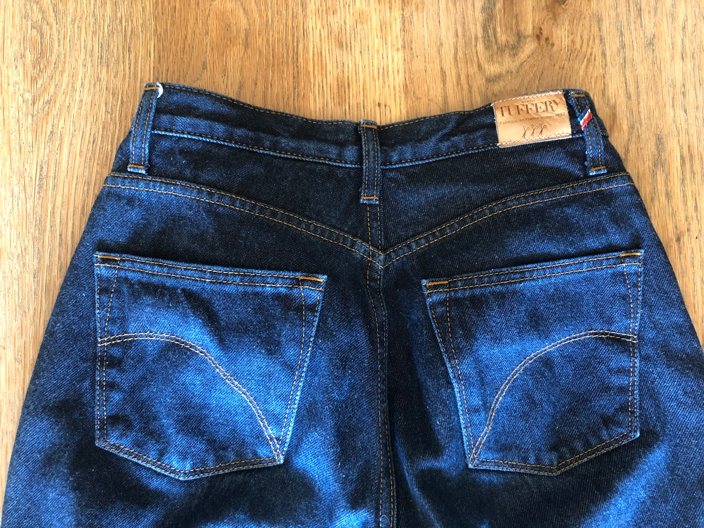 Jean femme droit taille haute Brut - Apolline