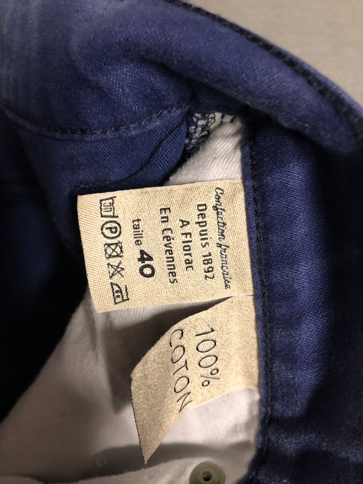 Jean droit ajusté Moleskine - Alphonse