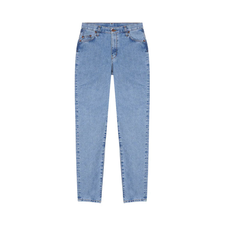 MARTHE - Jean femme mom taille haute Clair