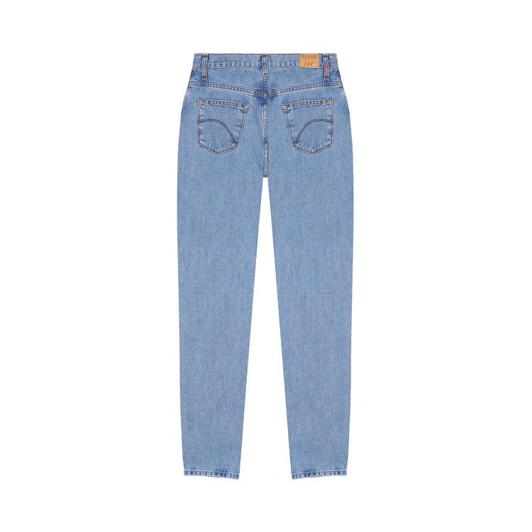 MARTHE - Jean femme mom taille haute Clair