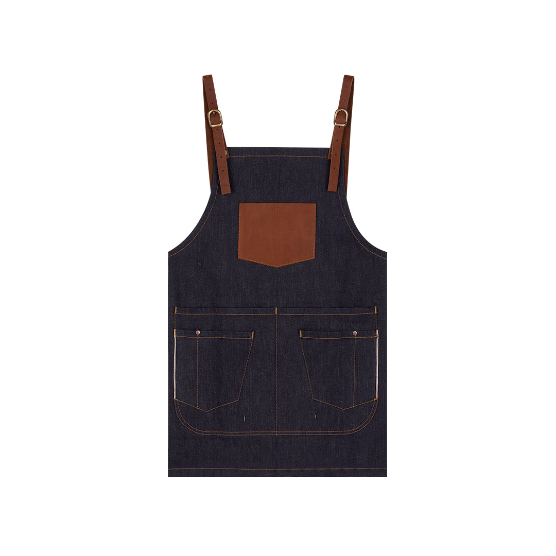 Tablier court en jean Brut Selvedge