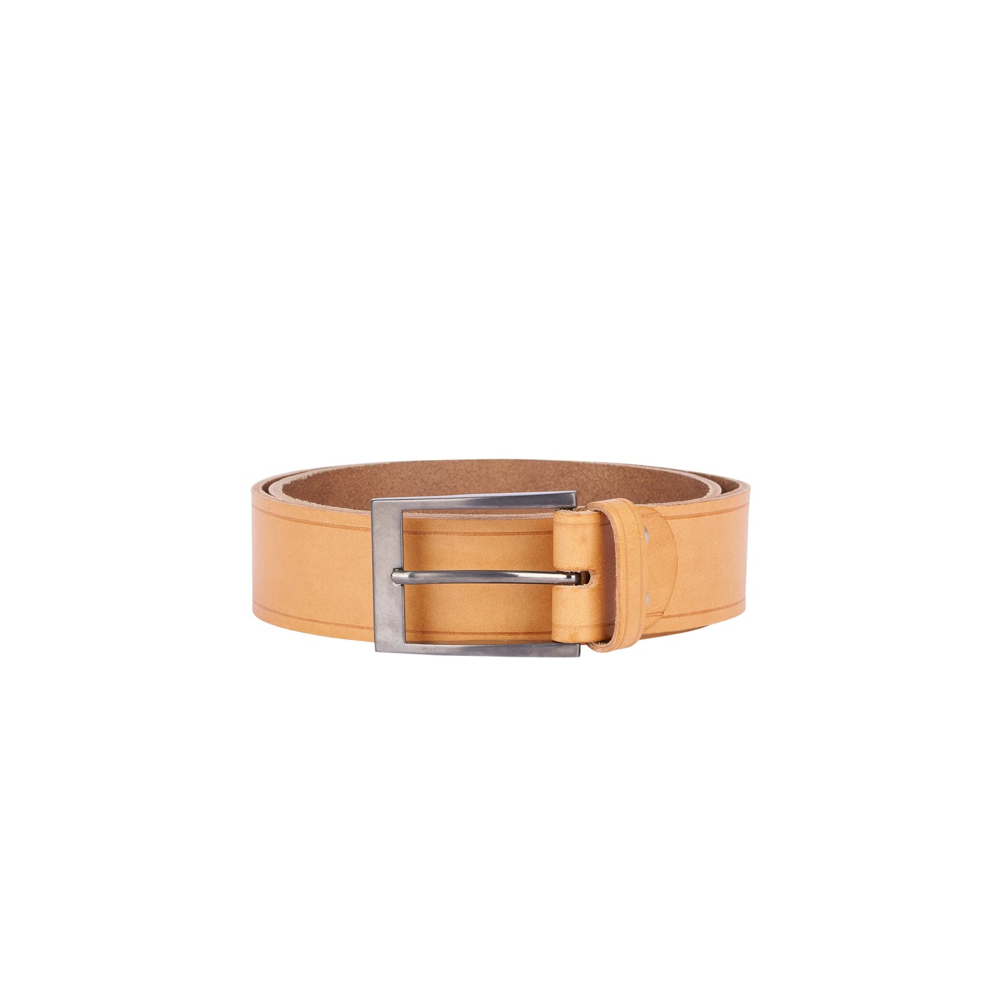 Ceinture homme cuir français Naturel