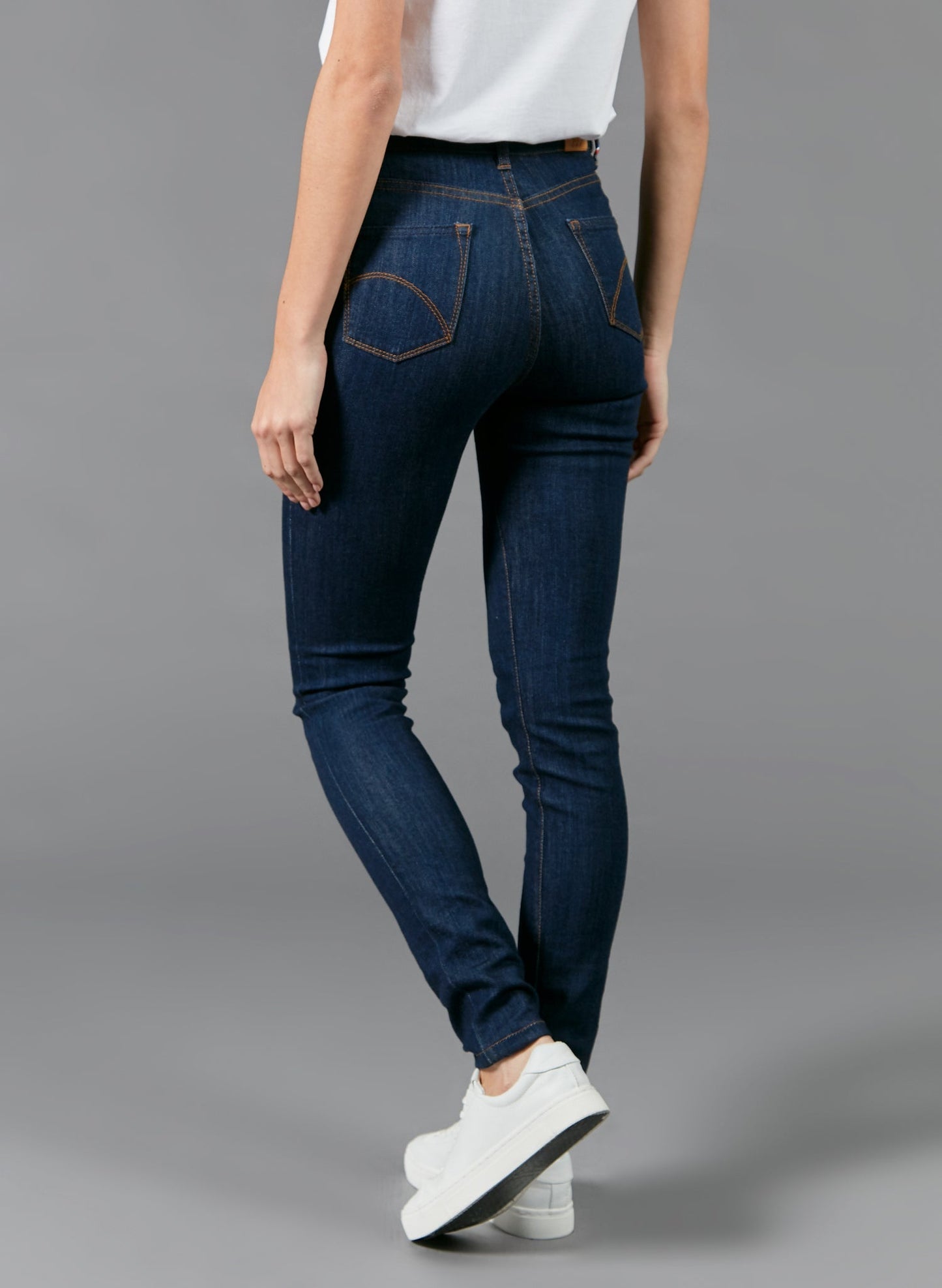 Jean slim taille haute Coton Bio - Marianne