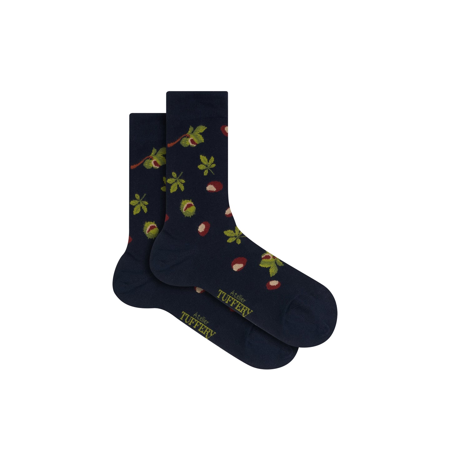 Chaussettes fines unisexes bleues