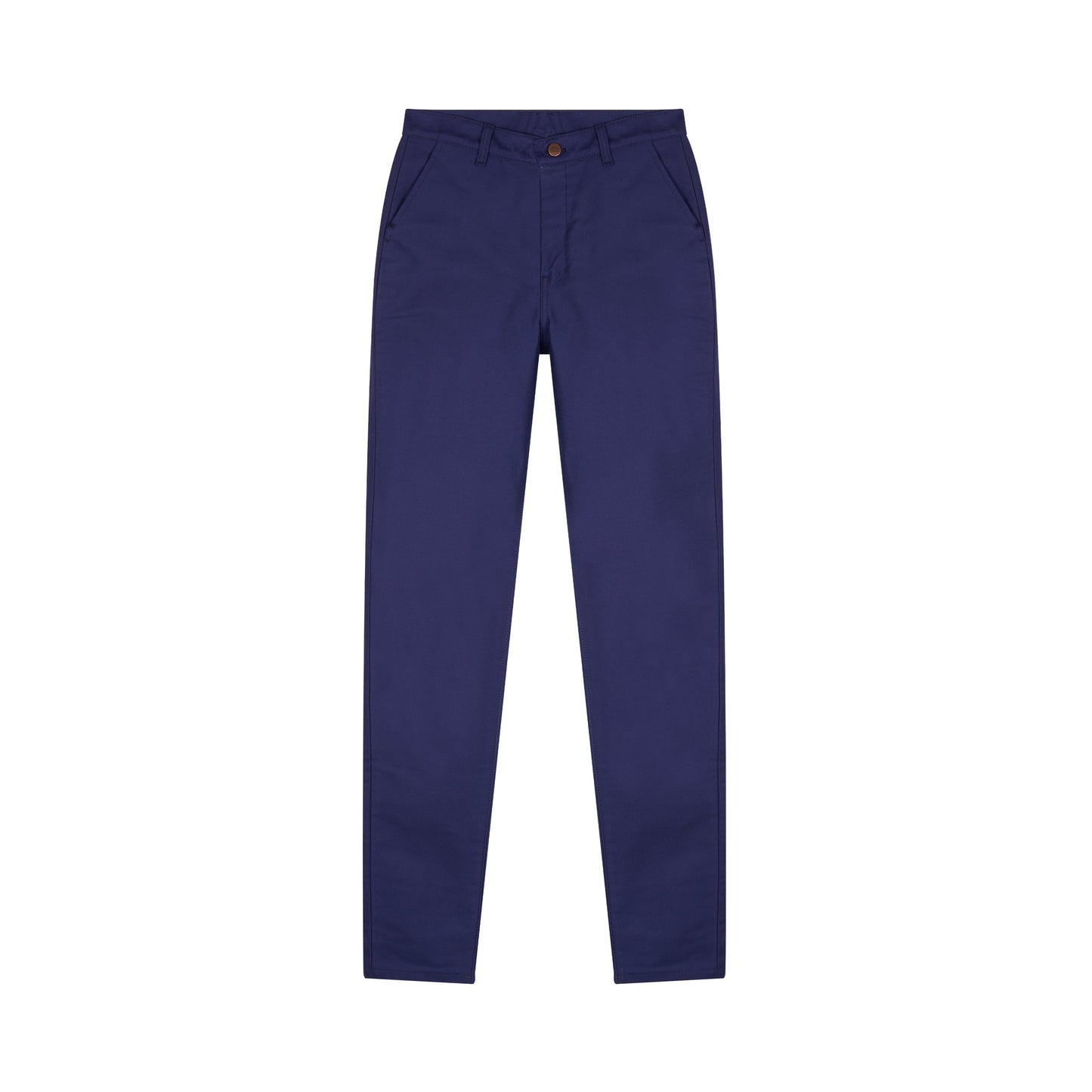 Chino ajusté taille haute Moleskine - Léonie