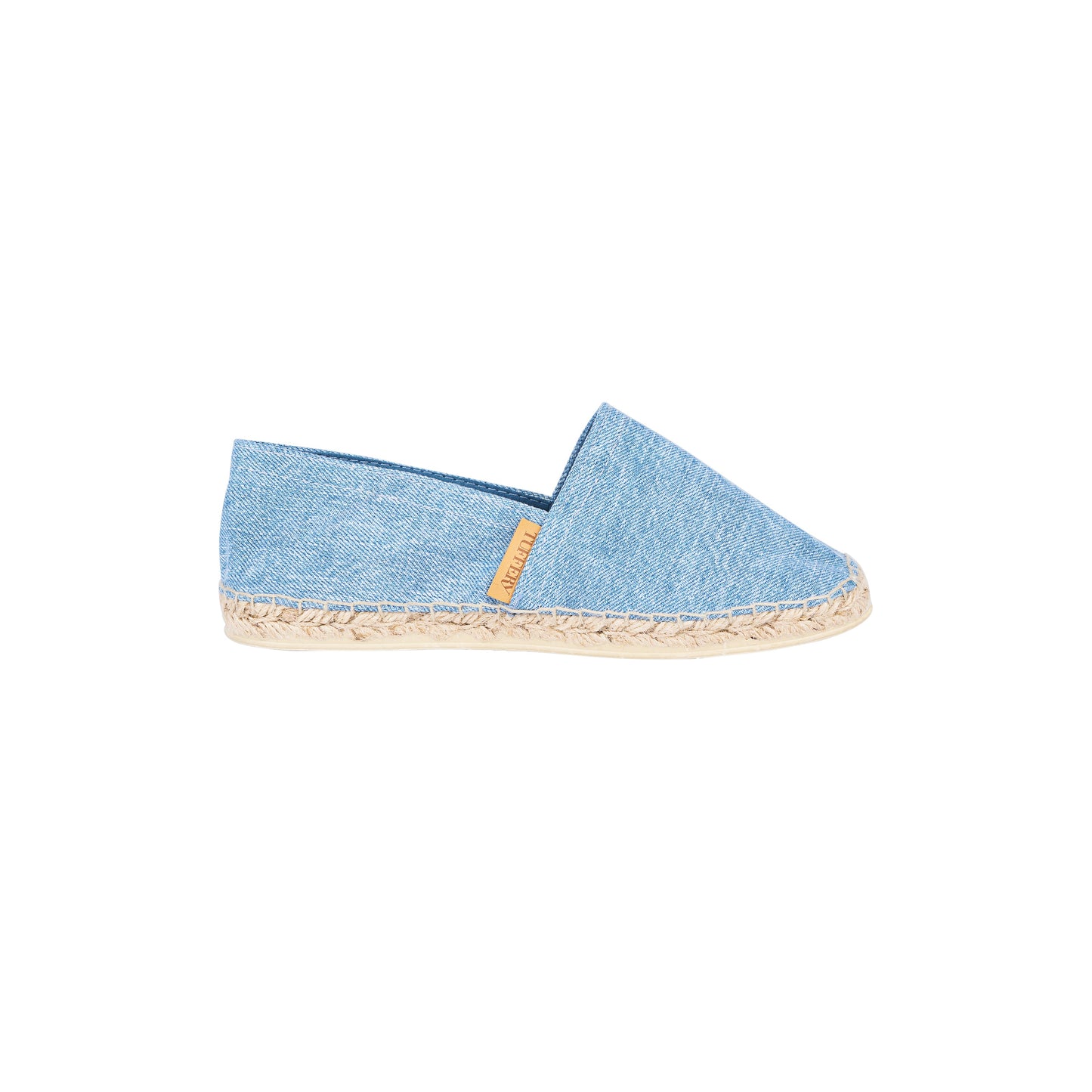 Espadrille unisexe en jean clair