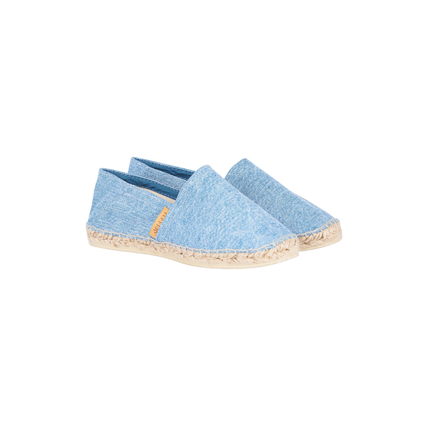 Espadrille unisexe en jean clair