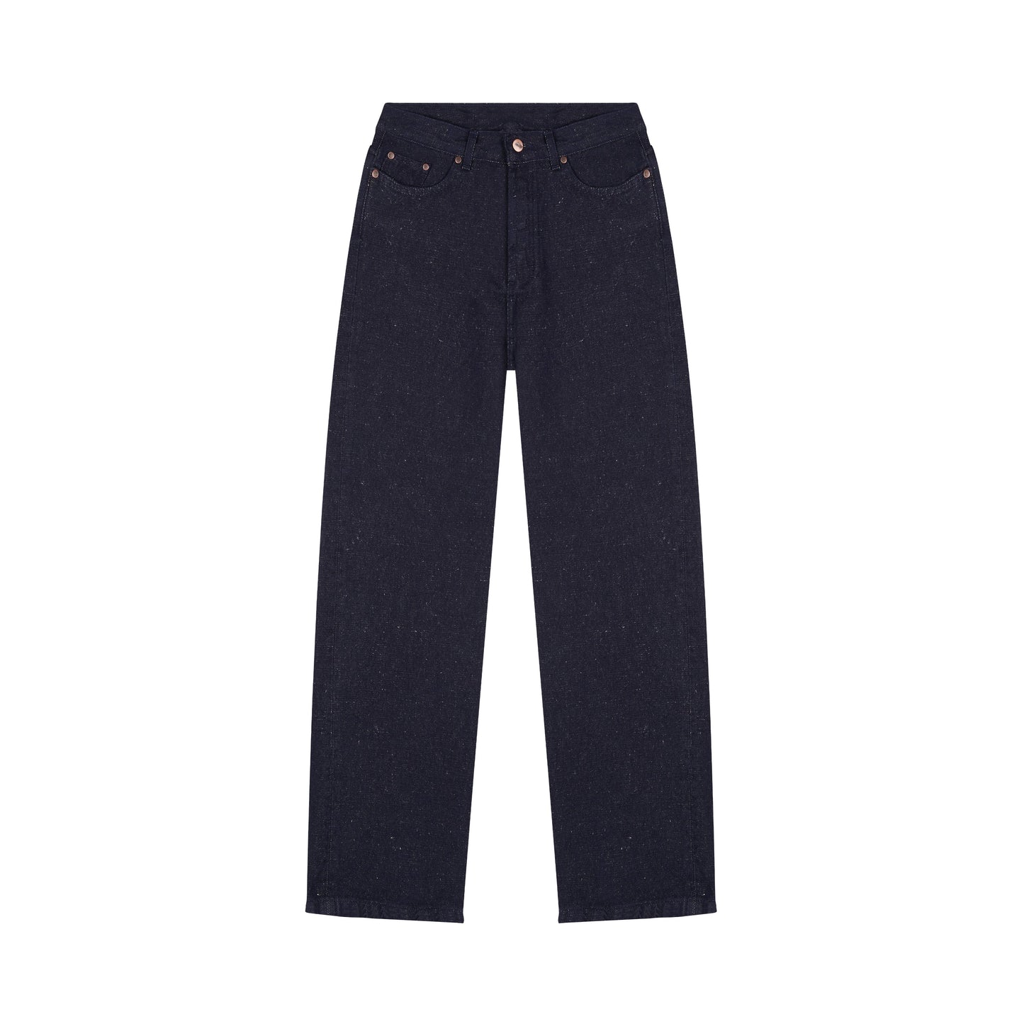 Jean unisexe large taille haute chanvre – Désiré
