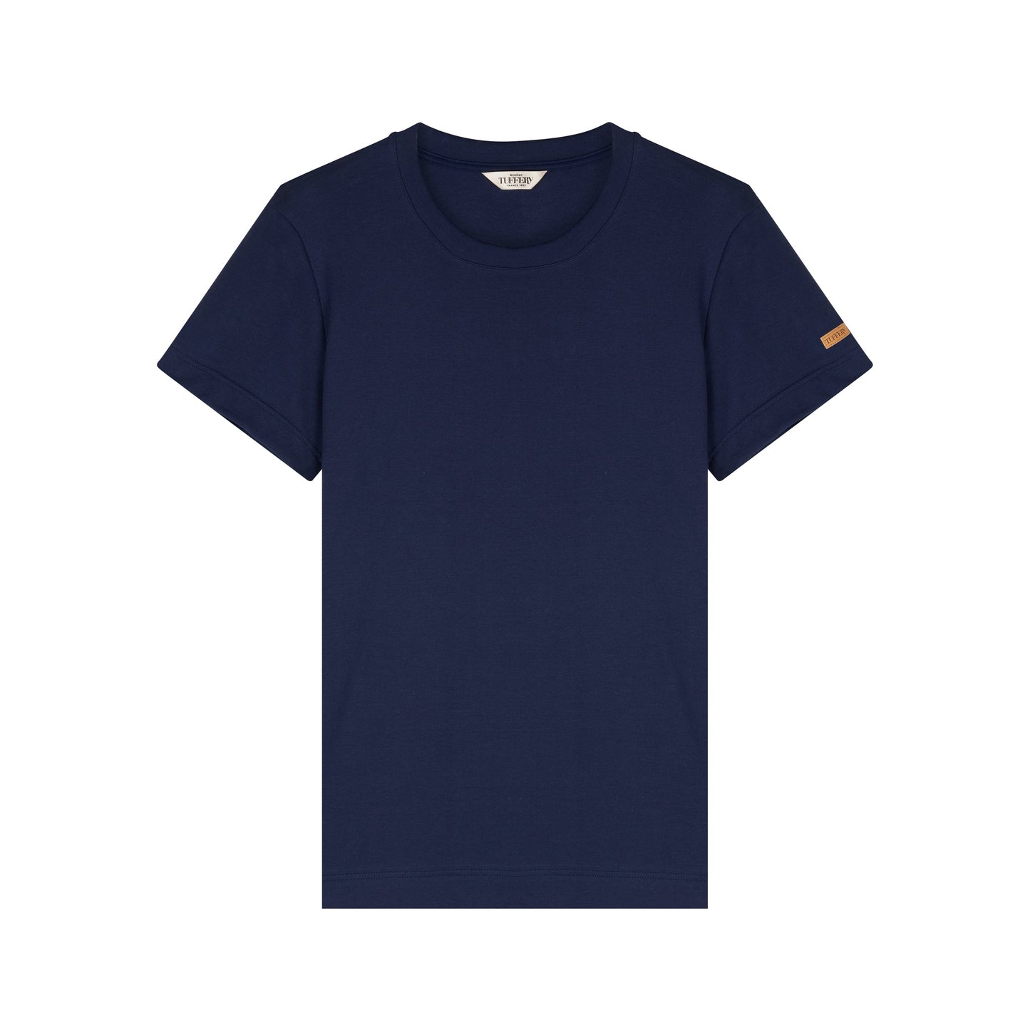 T-shirt femme 100% coton bio bleu marine