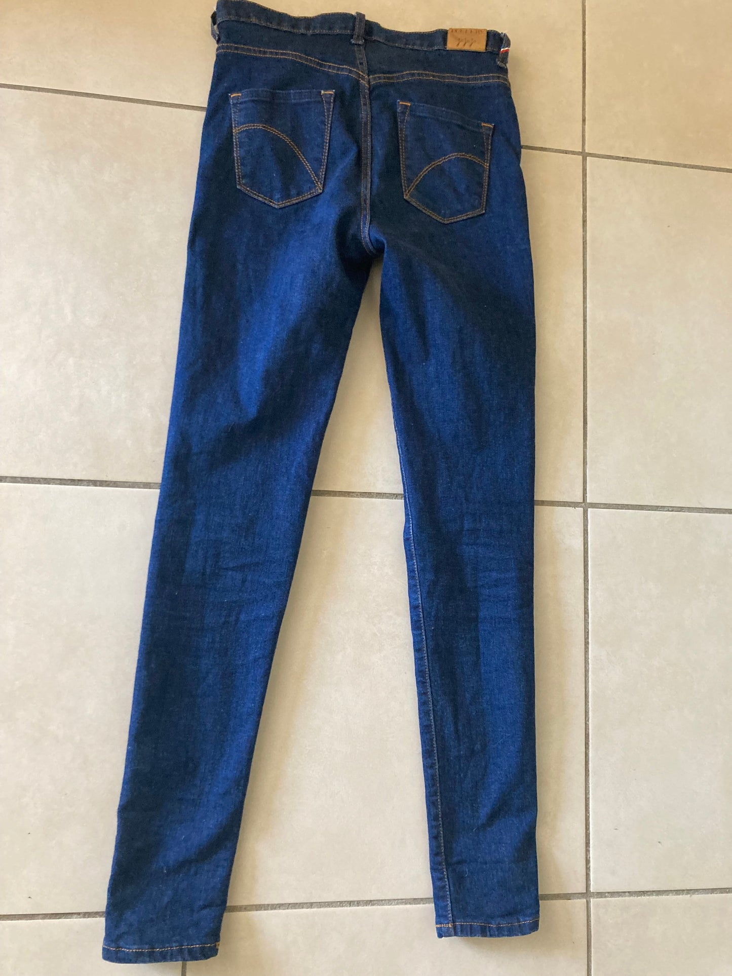 Jean slim taille haute Coton Bio - Marianne