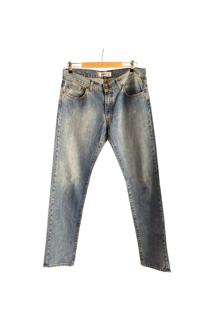 Jean homme droit ajusté clair