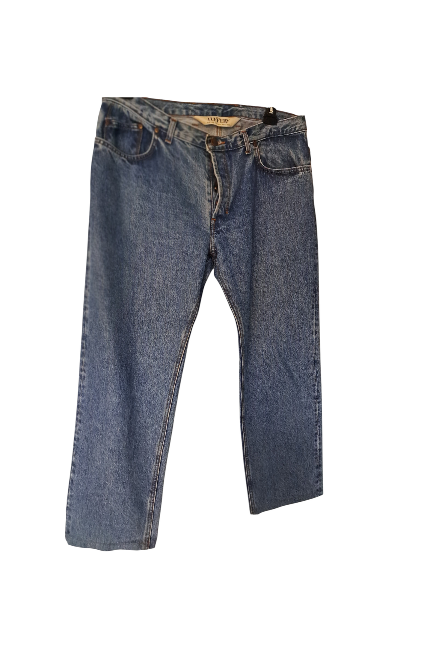 Apolline  Jean femme droit taille haute Stonewashed