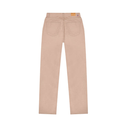 Jean femme droit taille haute Beige - Apolline