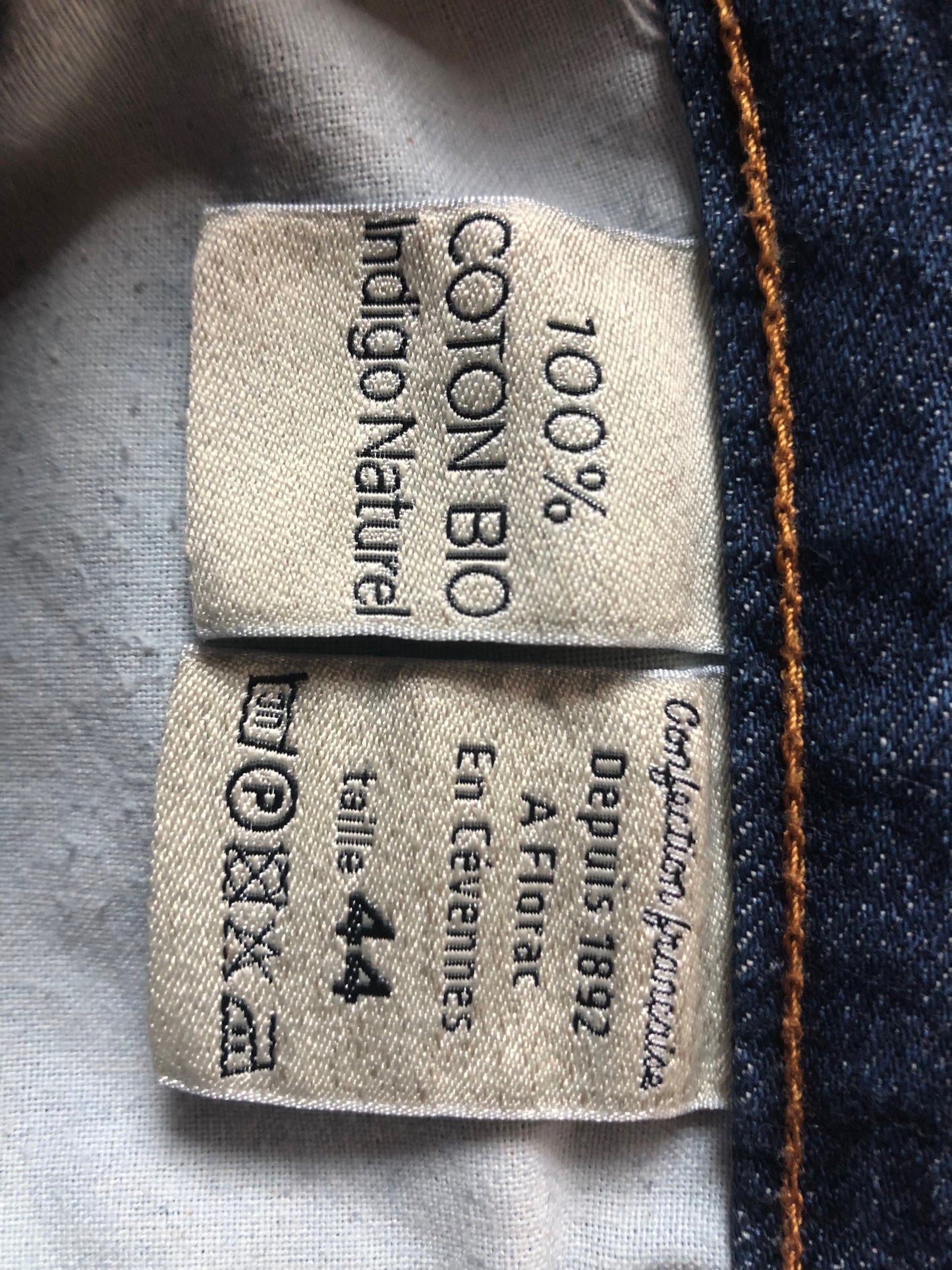Jean mom taille haute Coton Bio - Marthe