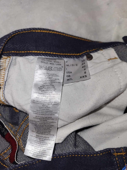 Jean droit taille haute laine – SAINT JAMES x Atelier TUFFERY – Apolline