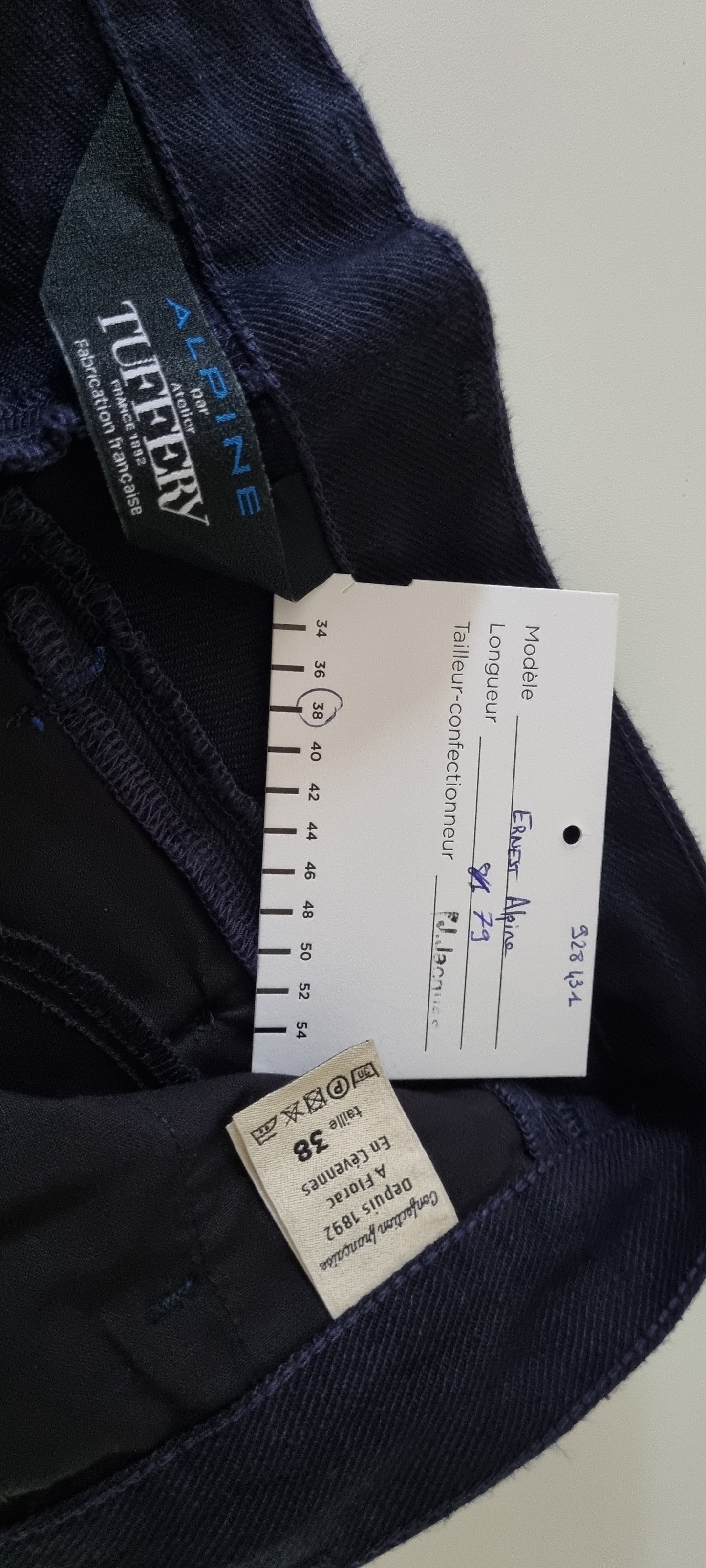 Chino Droit Ajusté Alpine 100% Lin Français - Ernest
