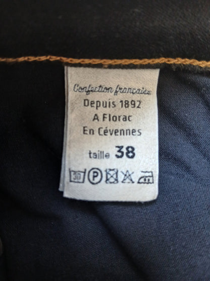 Jean droit ajusté Noir - Augusta