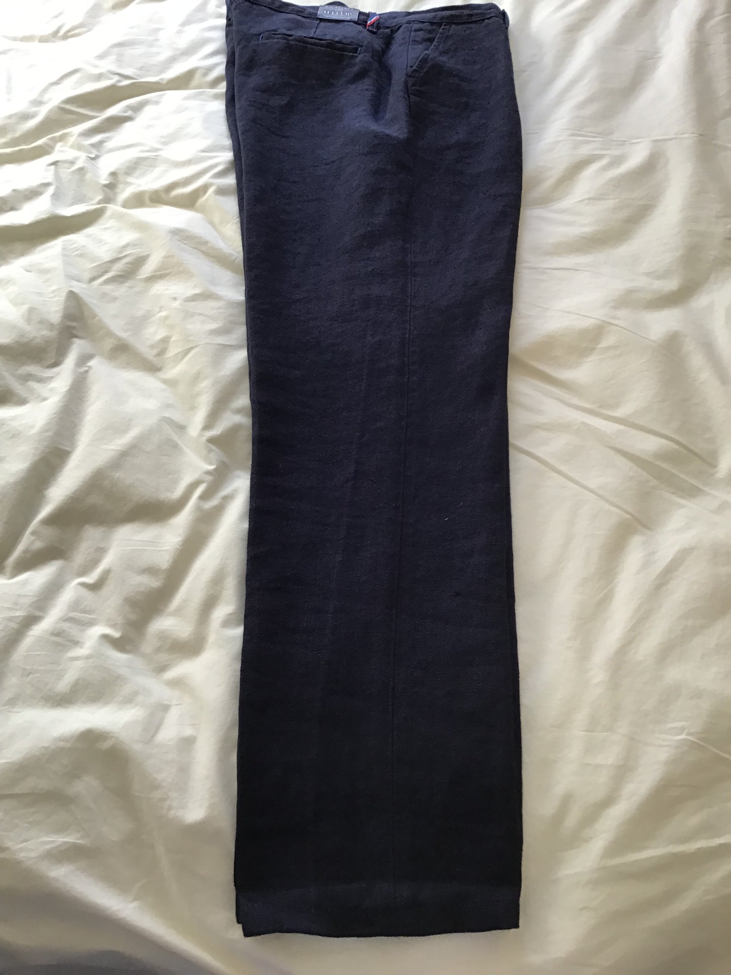 Chino ajusté taille haute Alpine 100% Lin Français - Léonie